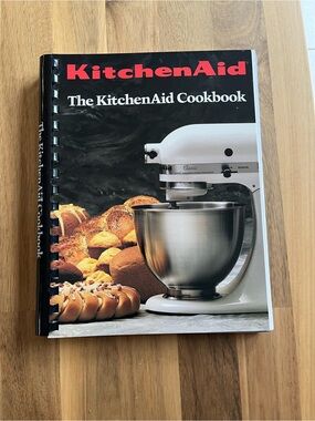Vintage 1992 KitchenAid Cookbook Spiral Bound Illustrated